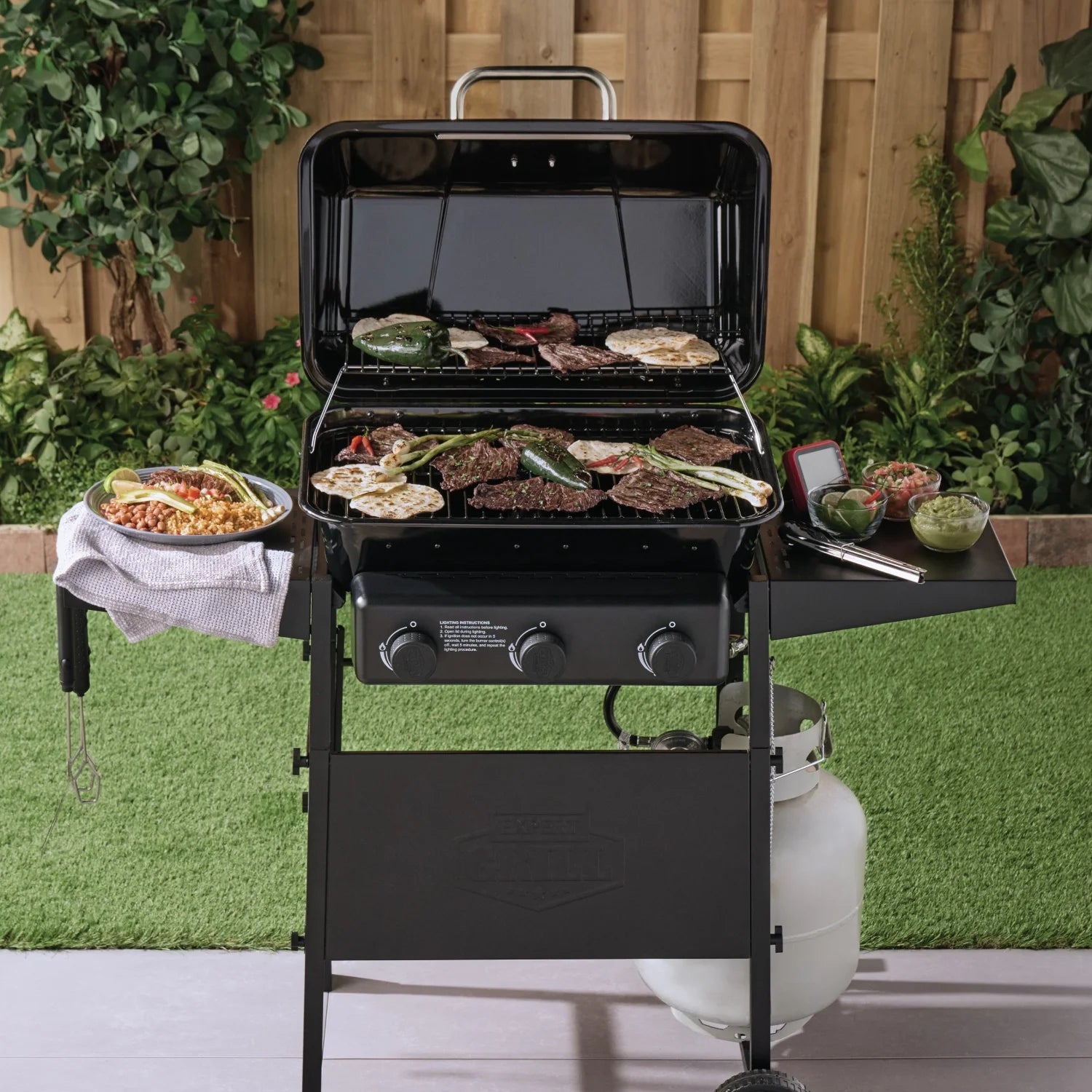 3 Burner Propane Gas Grill